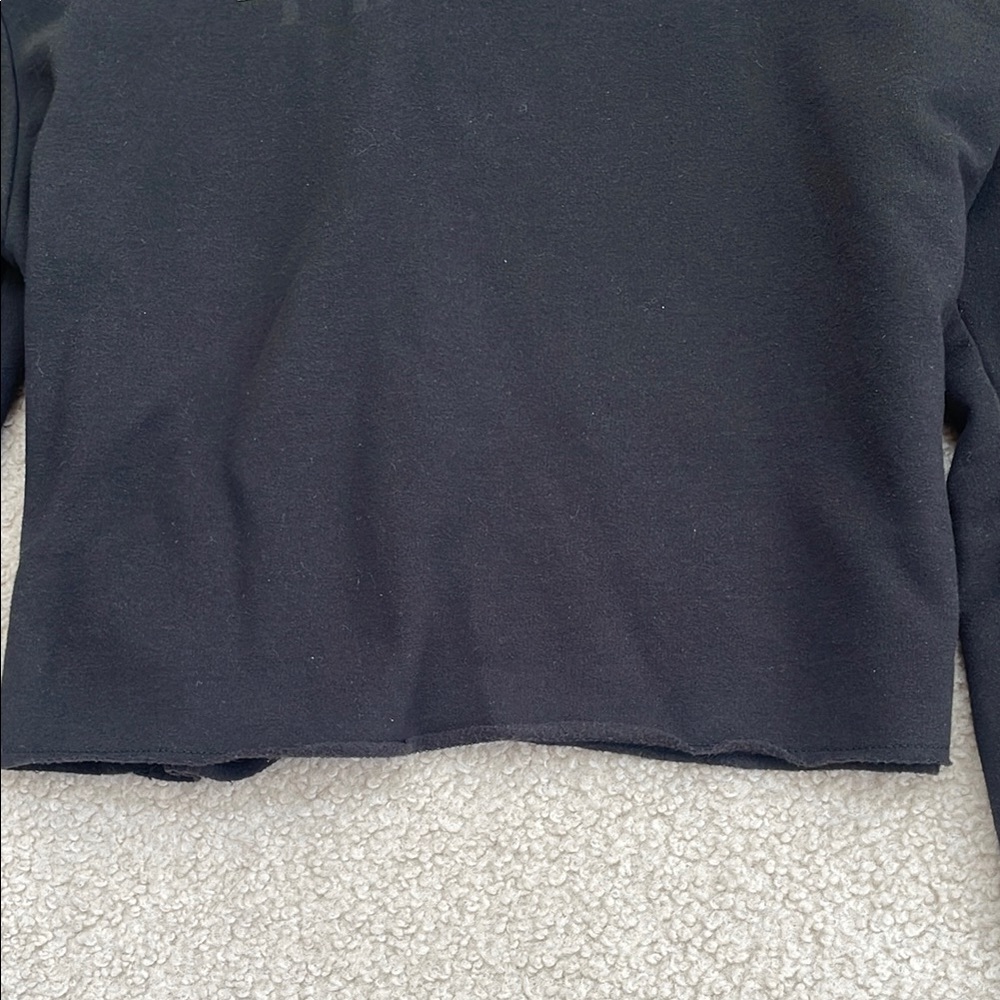 Women’s Black Cat Ear Hoodie Sweatshirt I‘m A Cat L - Picture 4 of 5